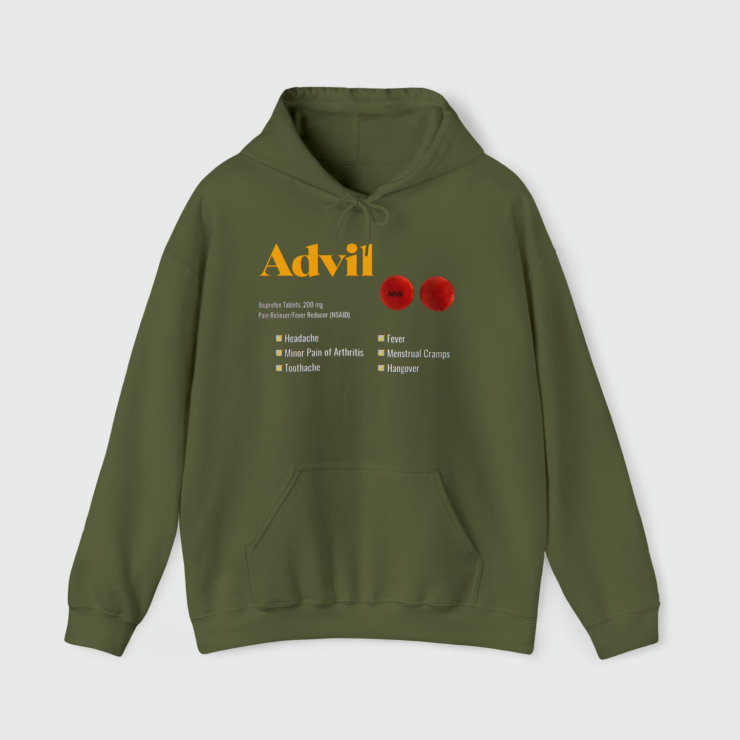 Sudadera con capucha unisex Advil