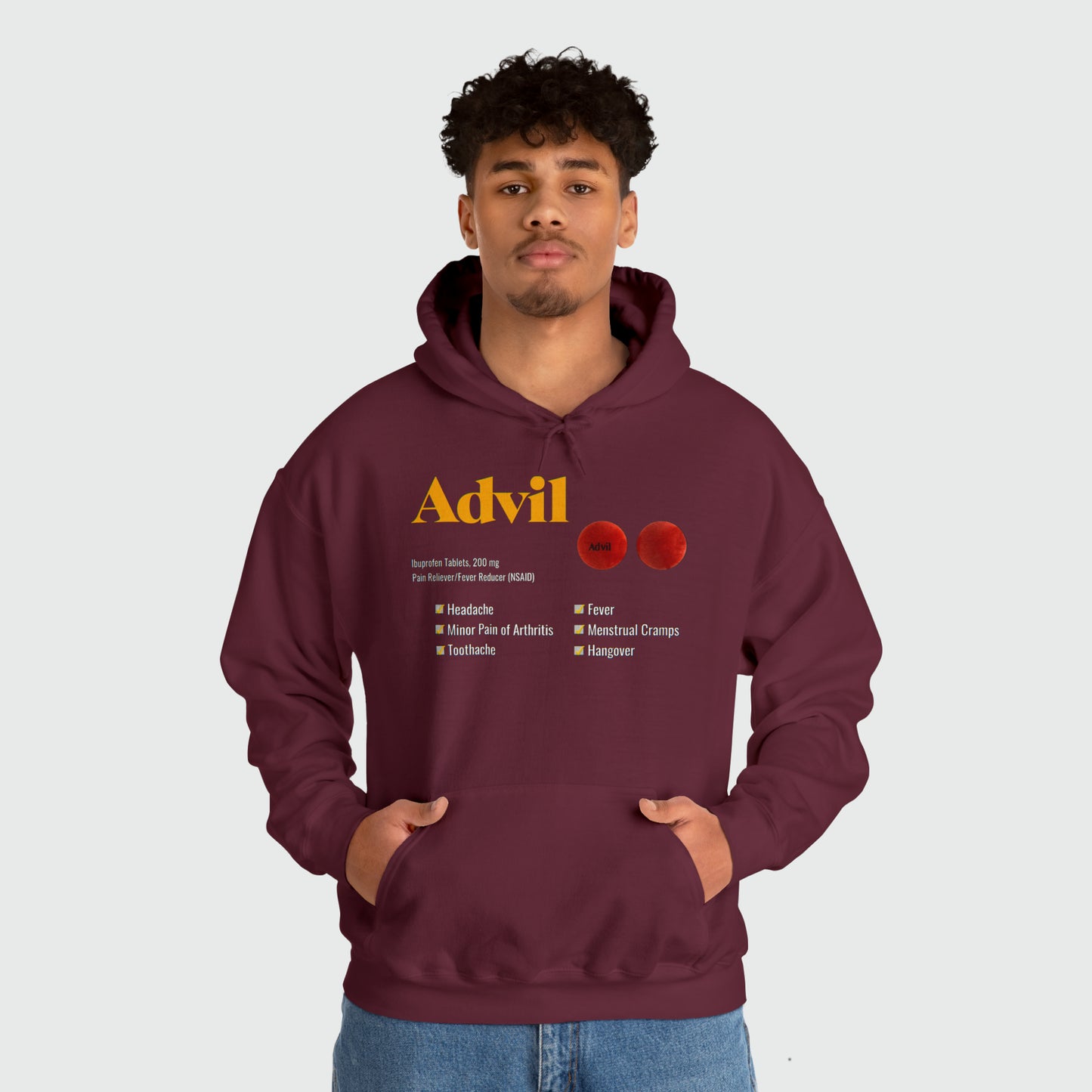 Sudadera con capucha unisex Advil