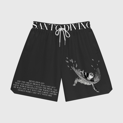 SANTO DIVINO Fallen Angel Basketball Shorts