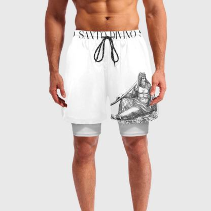 Pantalones cortos de compresión SANTO DIVINO Poseidon